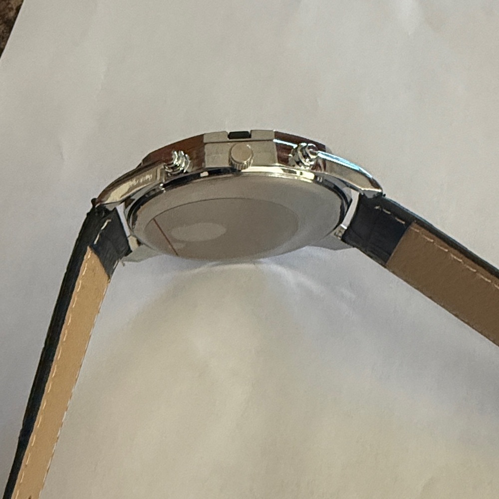 #19 ORUSS Black and Silver Watch w/Tachymeter - Picture 3 of 5